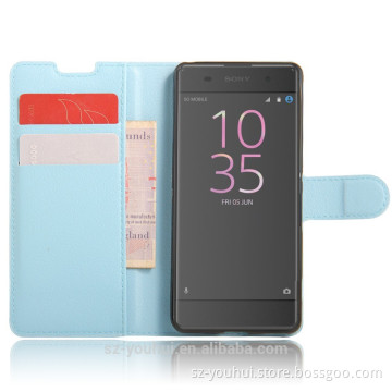 New Fashion Design flip PU leather case for Sony Xperia XA